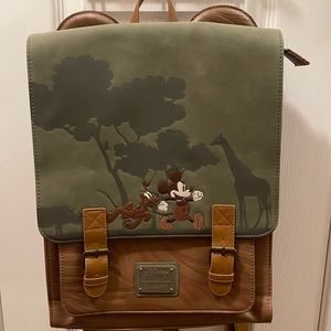 Safari Mickey loungefly backpack